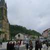1 Peyrehorade - place des Halles et eglise (19eme) photo JP Valois